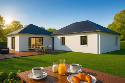 Maison de plain-pied de 90 m² à Courville-sur-Eure