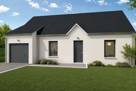 Maison de plain-pied de 80 m² à Plessis-Saint-Benoist