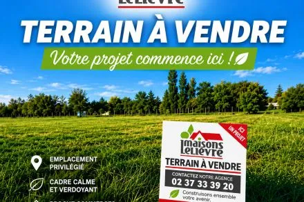 Terrain à bâtir de 845 m² à Aunay-sous-Crécy